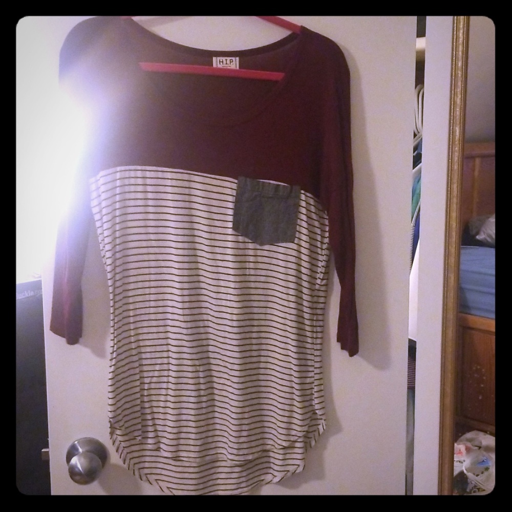 3/4 sleeve tee